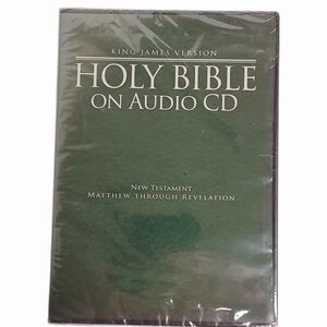 KJV King James Version New Testament Holy Bible On Audio CD New In Package